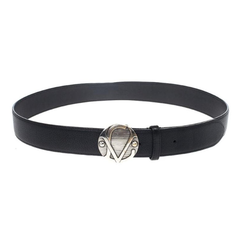 Louis Vuitton Black Leather 1904 Belt 90CM at 1stdibs