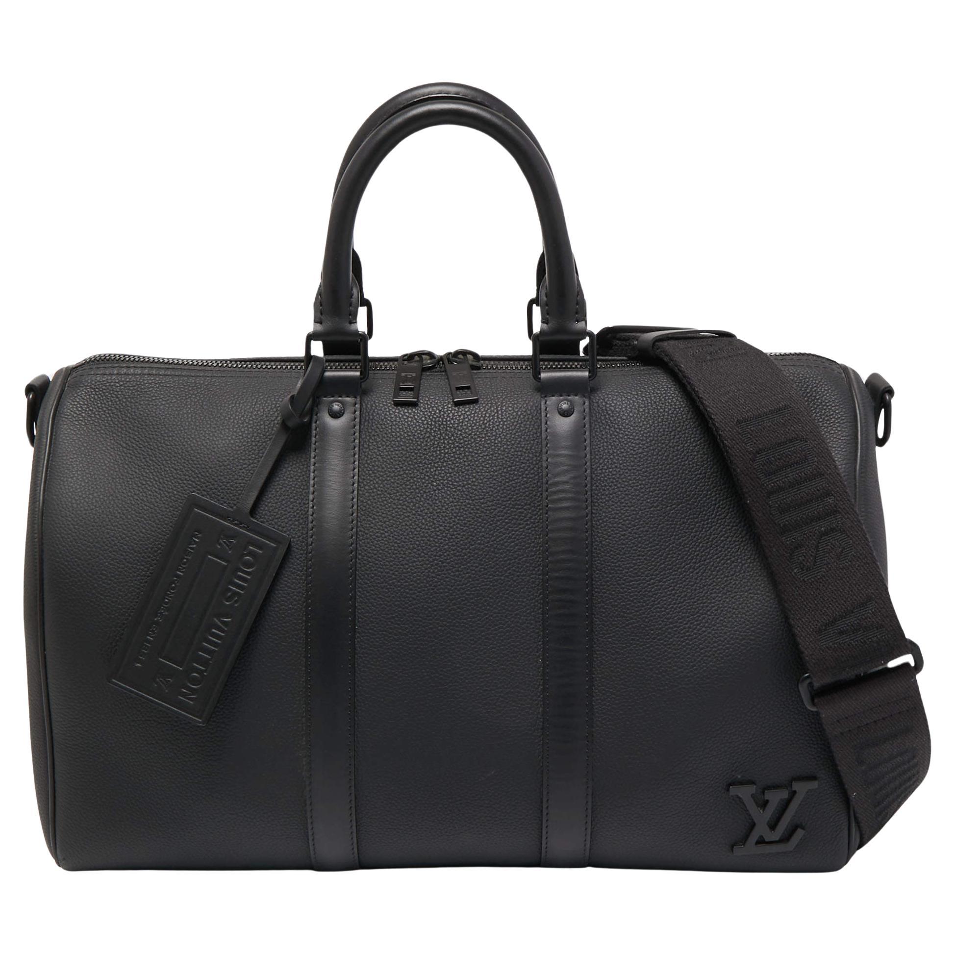 Louis Vuitton Aerogram Keepall Bandouliere Bag Leather 40 - ShopStyle