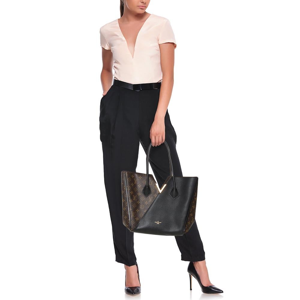 We love a bag that is not just delighting to carry but also a spectacle to see and admire. Enter the 'Kimono' bag from Louis Vuitton and we have our desires fulfilled! Inspired by the Japanese robe, the bag has a V motif right on the slant that