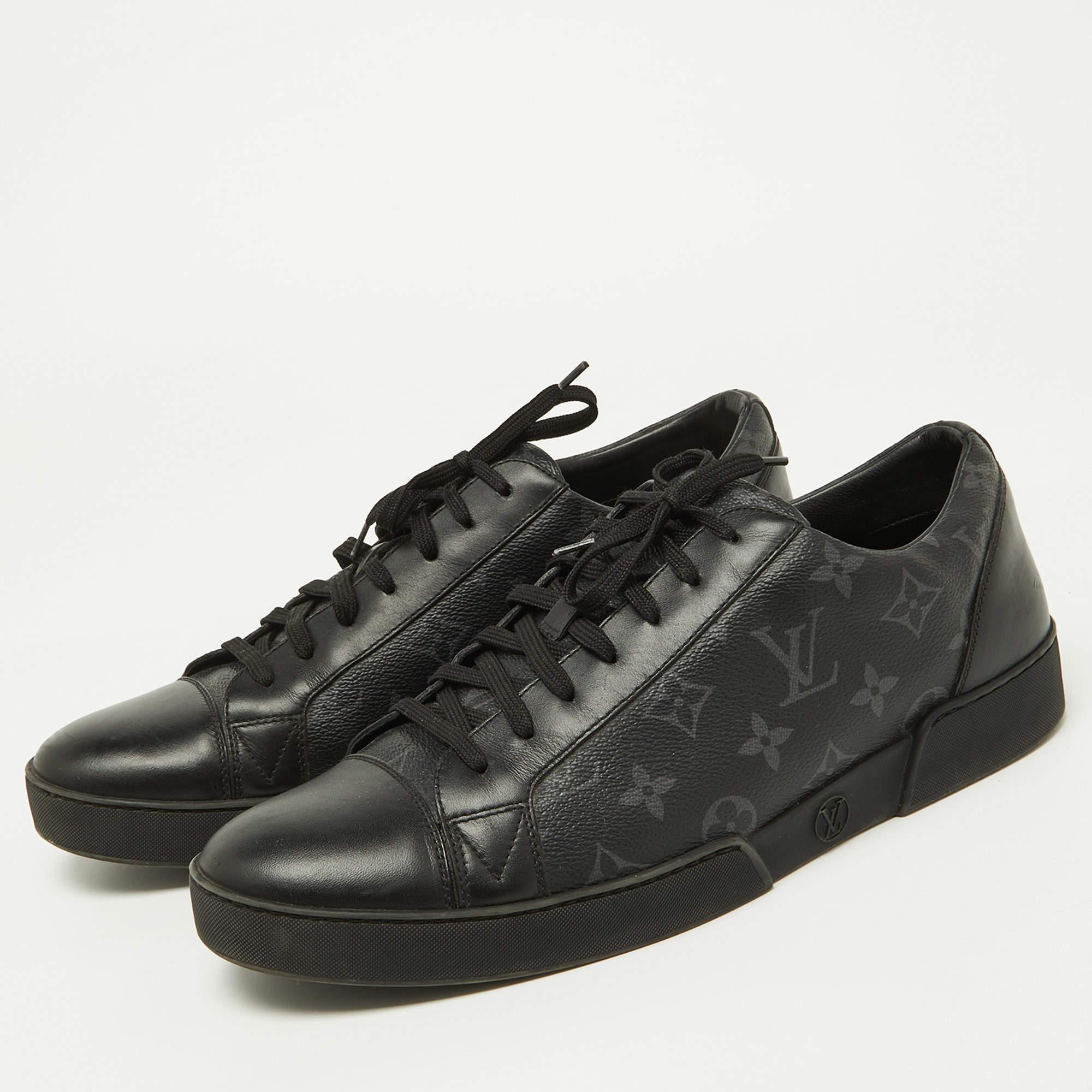 Designed to elevate your style quotient and give you comfort at the same time, these LV black sneakers are crafted using the best materials. Pair them with your casuals for a cool look.

