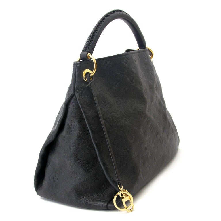 Louis Vuitton Black Leather Artsy MM at 1stdibs