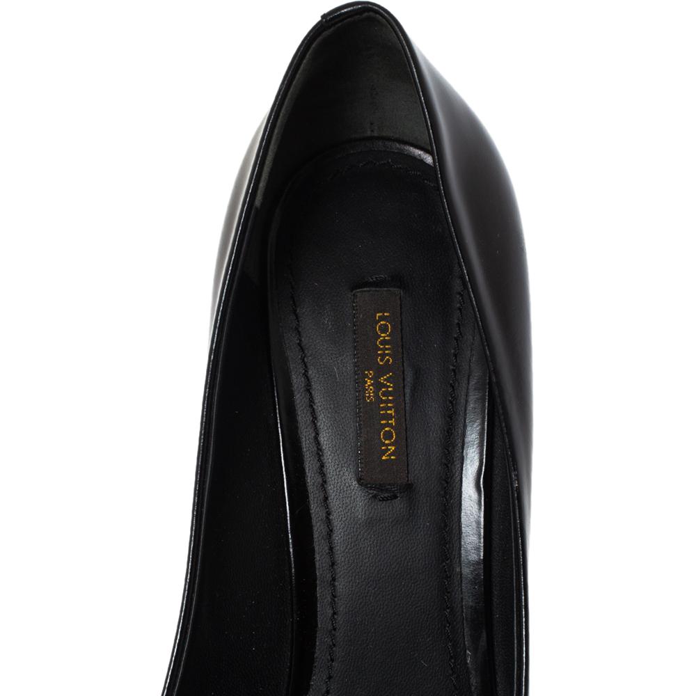 Louis Vuitton Black Leather Betty Pumps Size 39.5 1