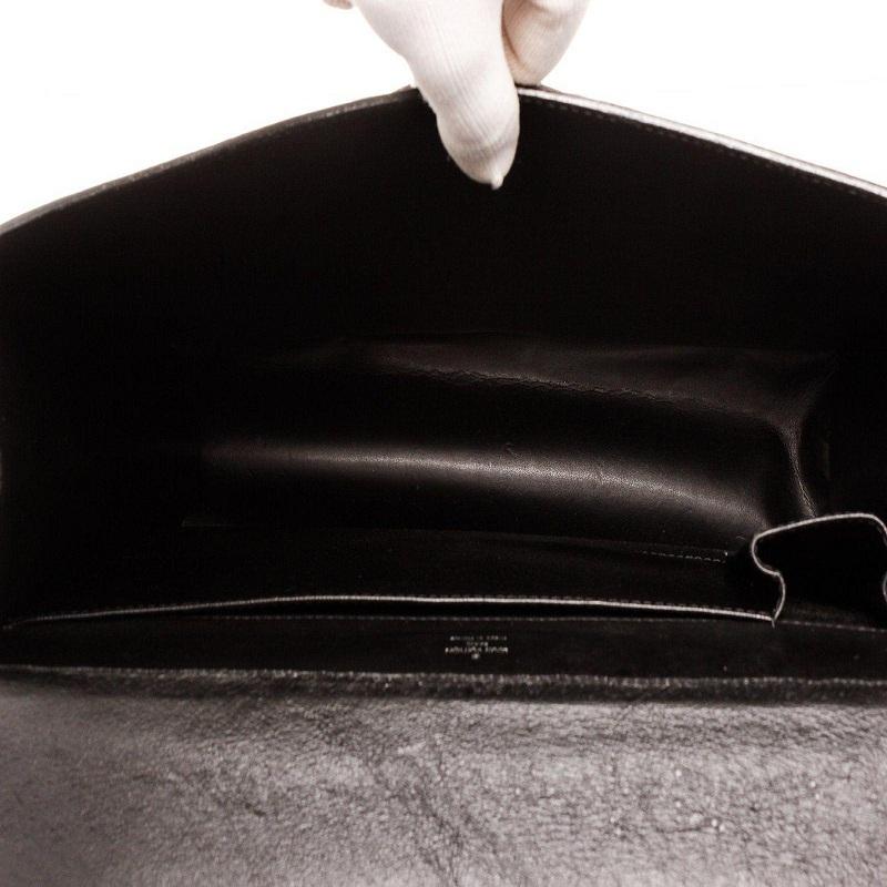 Louis Vuitton Black Leather Briefcase 3