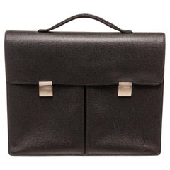 Louis Vuitton Black Leather Briefcase