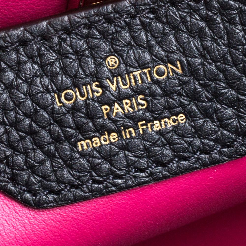 Louis Vuitton Black Leather Capucines BB Bag 3