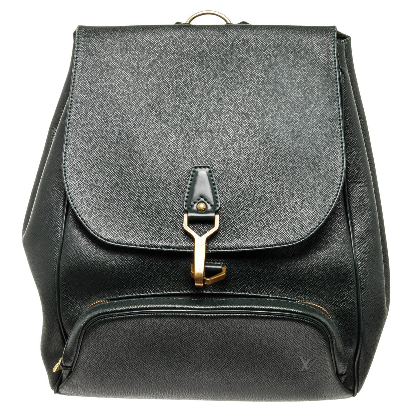 Louis Vuitton Black Leather Cassia Briefcase Bag For Sale
