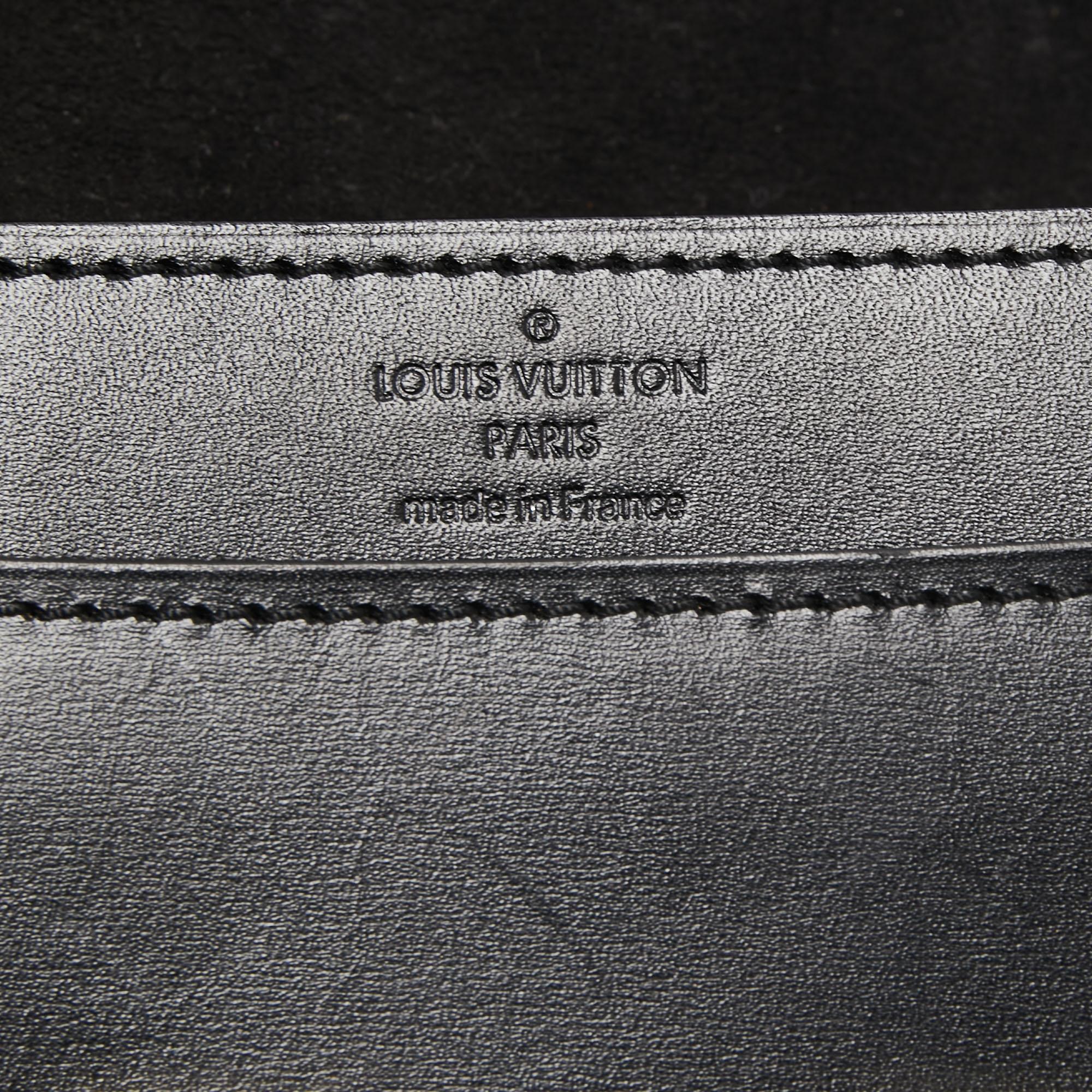 Louis Vuitton Black Leather Chain Louise GM Bag 4