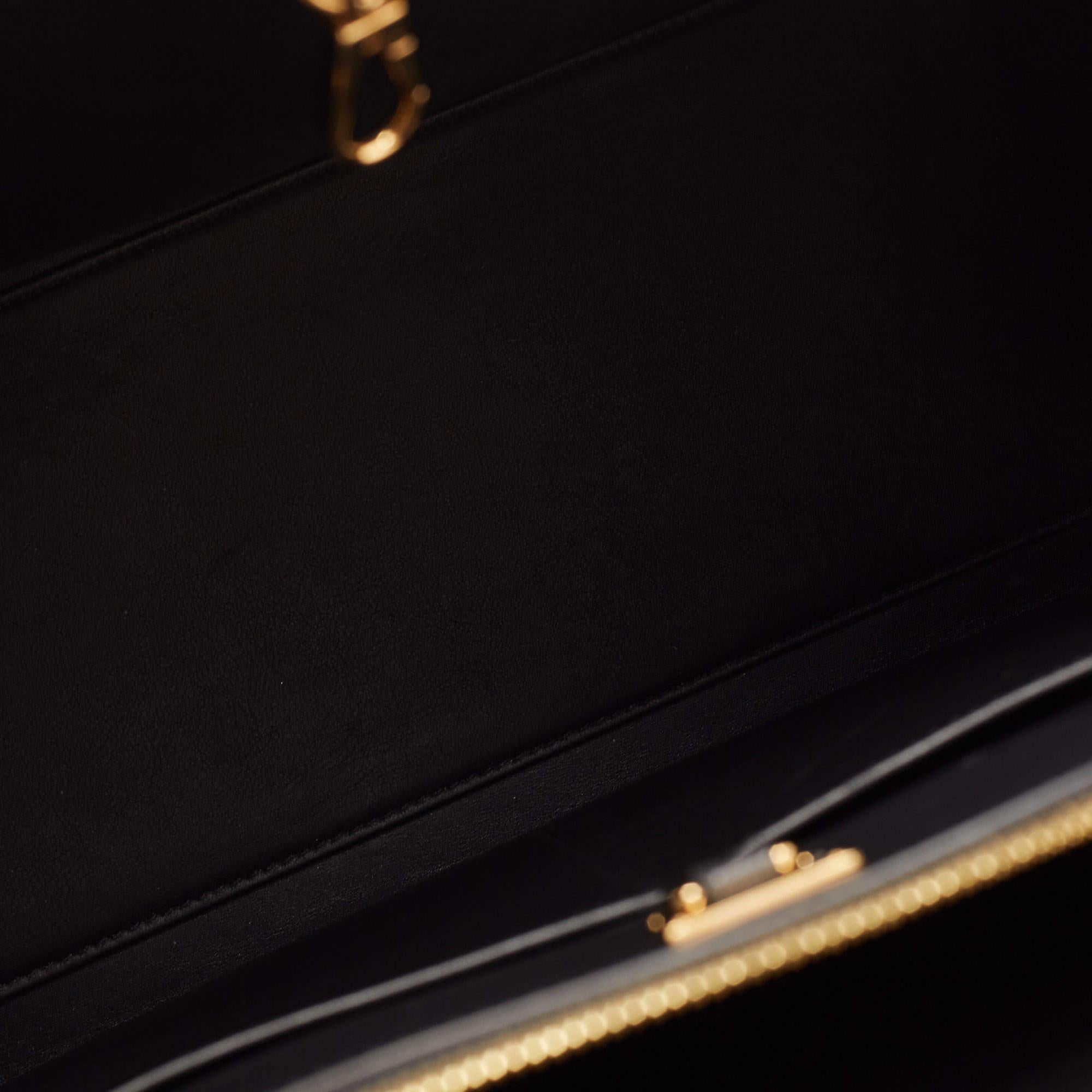 Louis Vuitton Black Leather City Steamer GM Bag For Sale 8