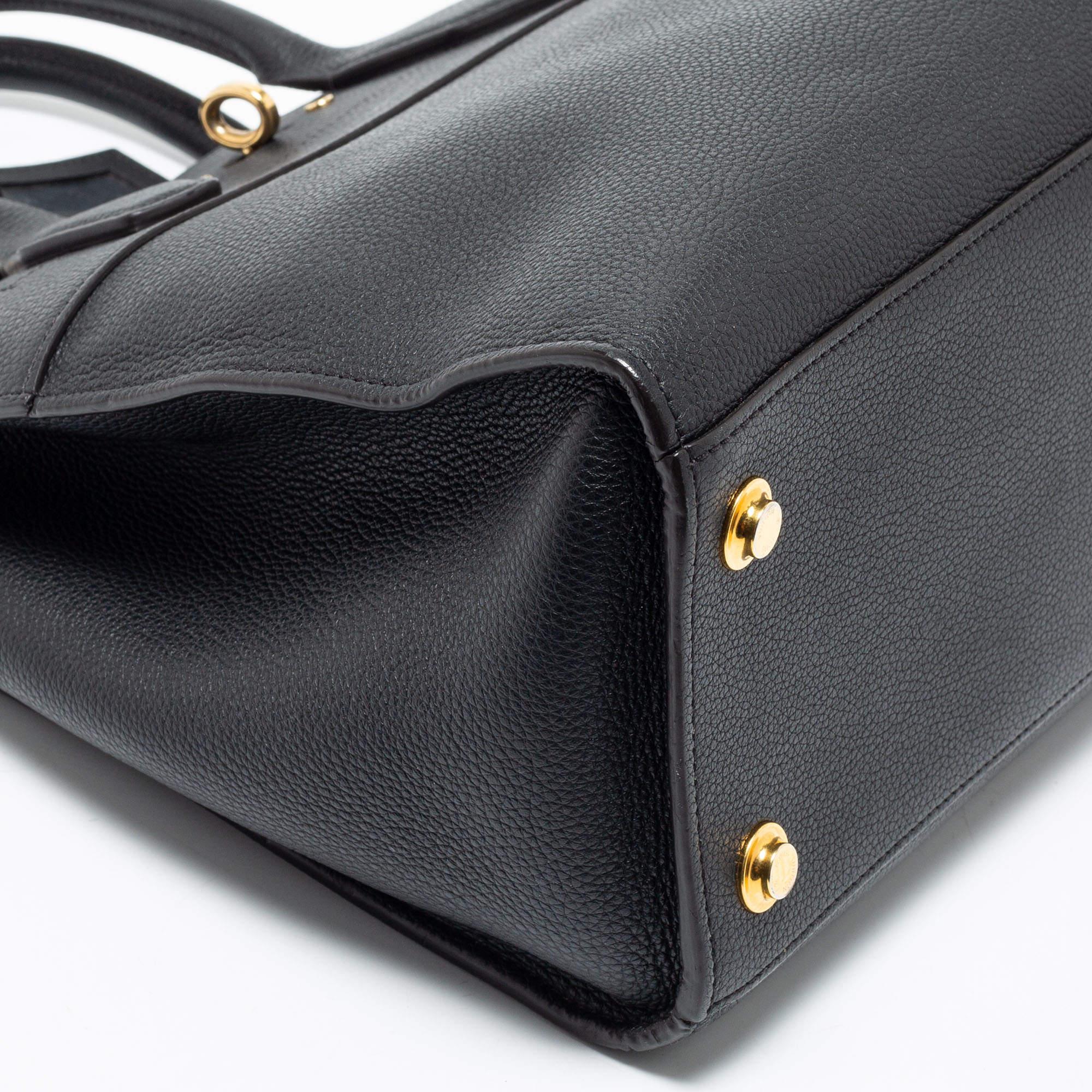 Louis Vuitton Black Leather City Steamer MM Bag 7