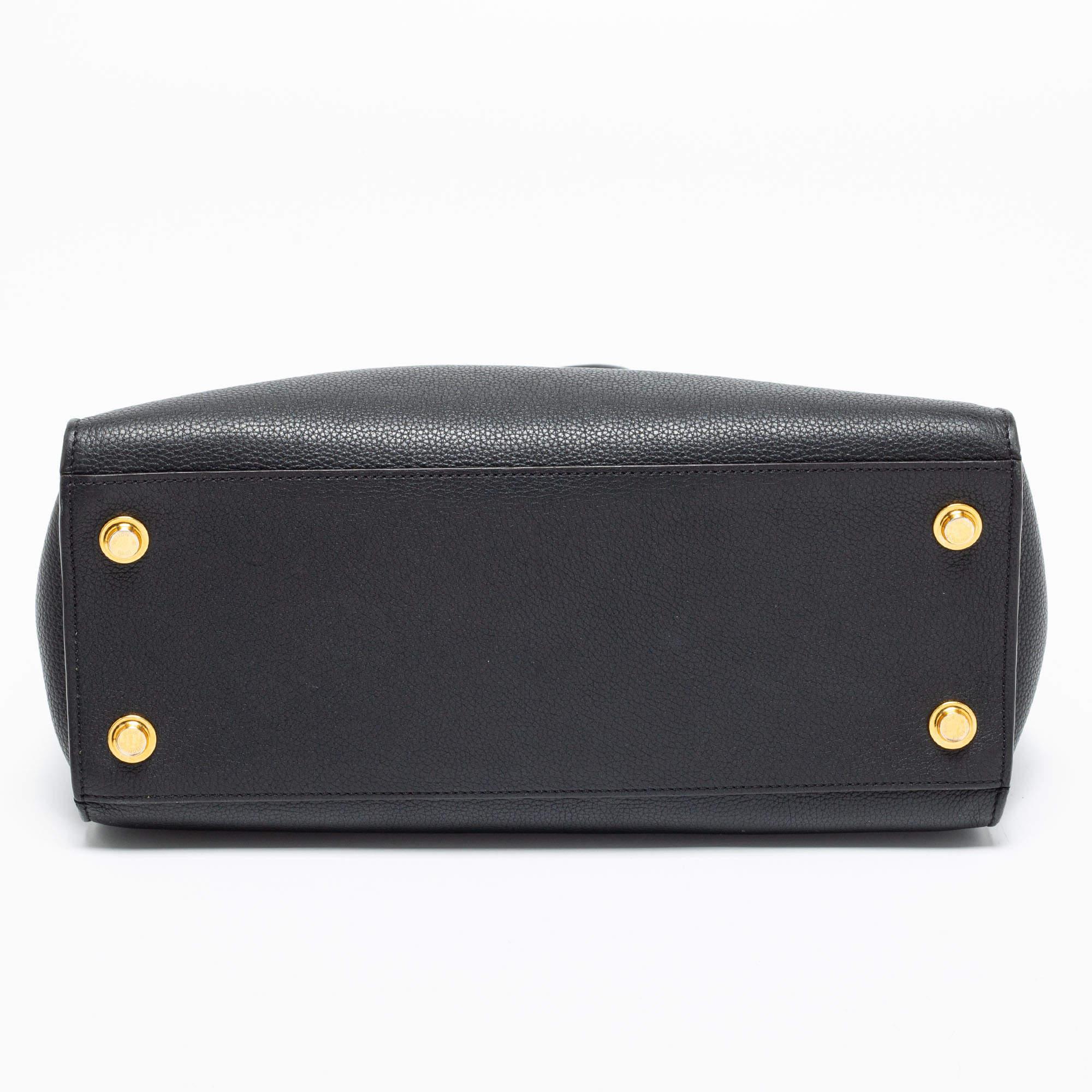 Louis Vuitton Black Leather City Steamer MM Bag 3