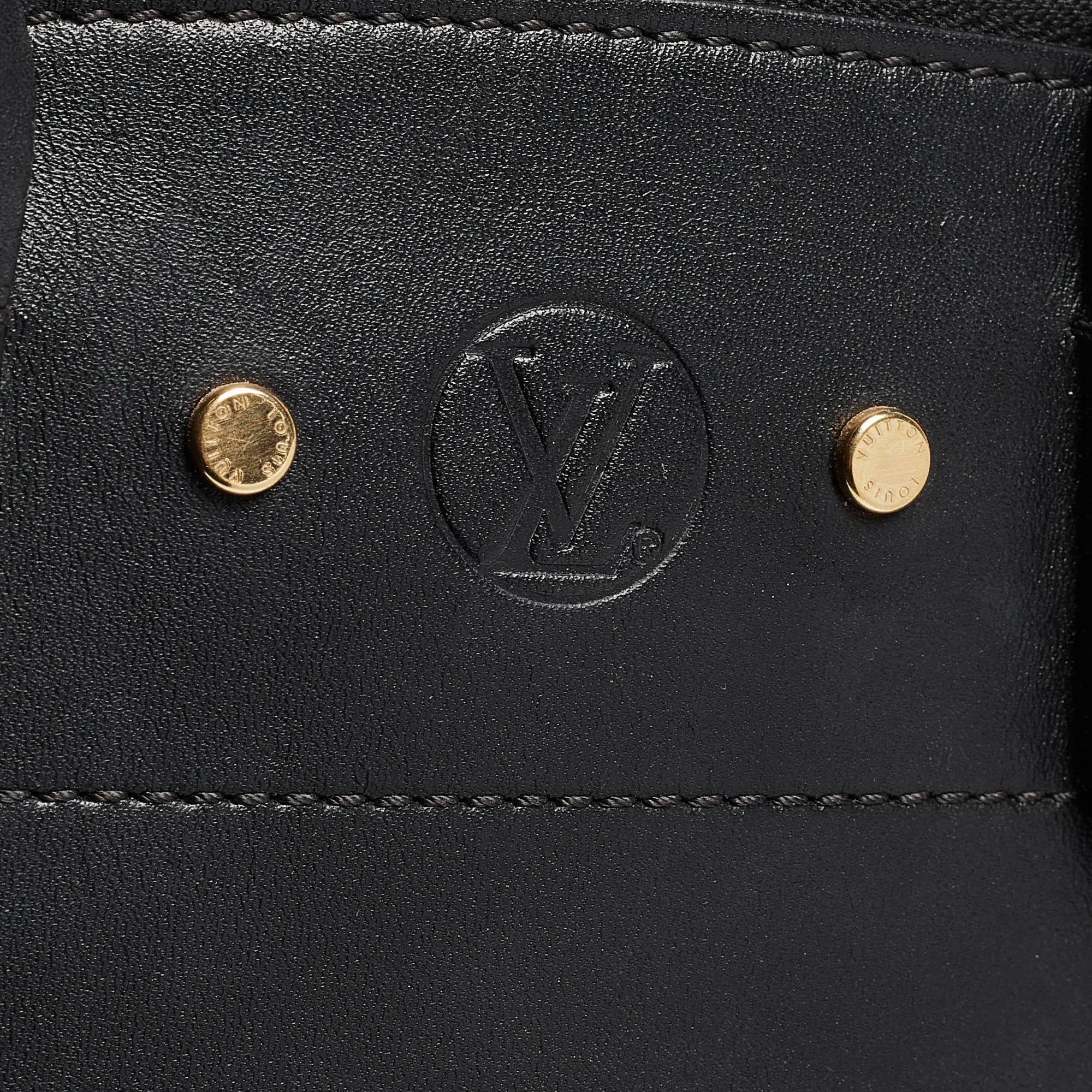 Louis Vuitton Black Leather City Steamer PM Bag 2