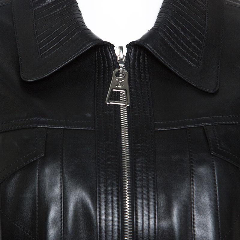 black cropped jacket zip up