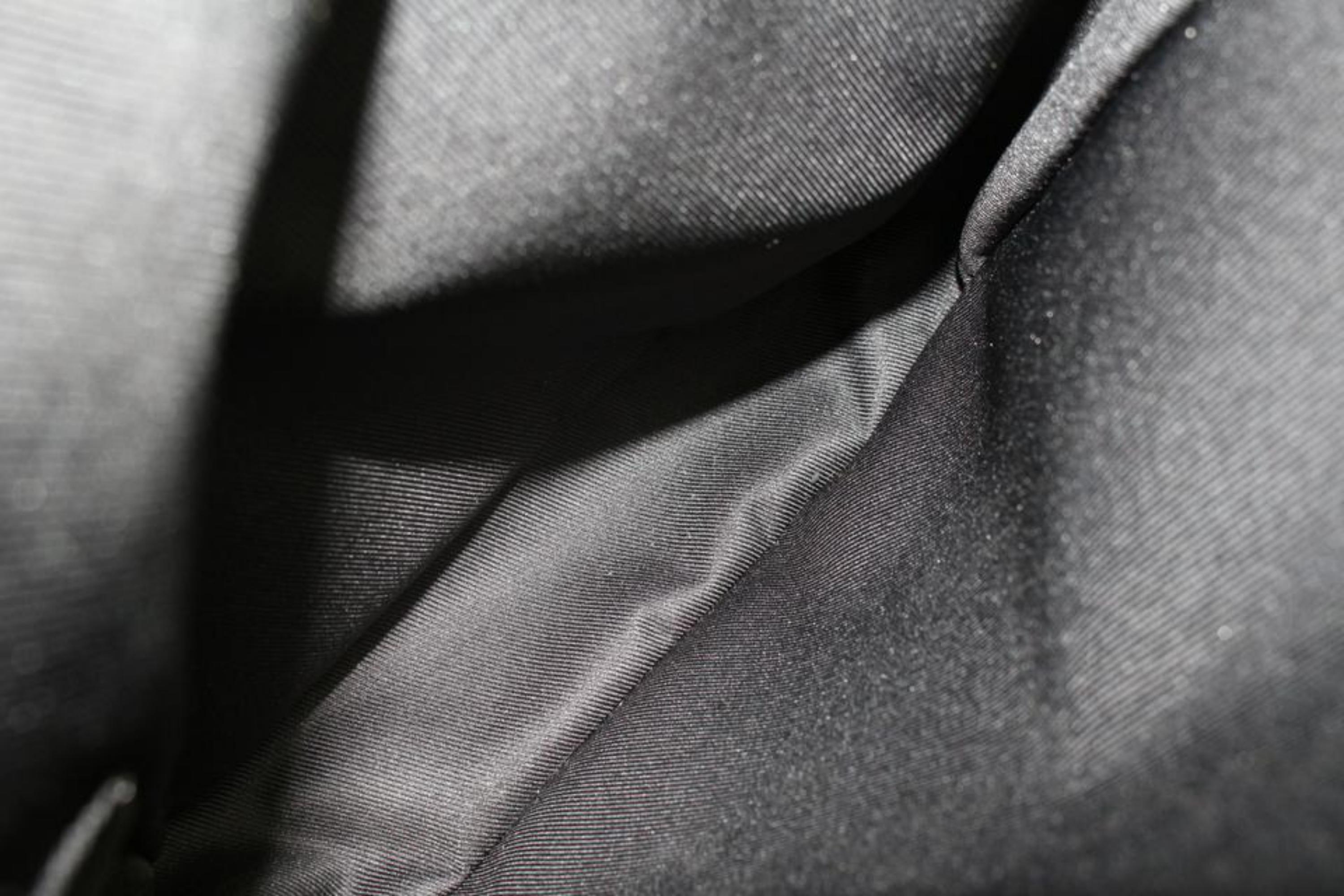 Louis Vuitton - Sac à main en cuir noir « Damier Infini Avenue » 48lk54 en vente 6