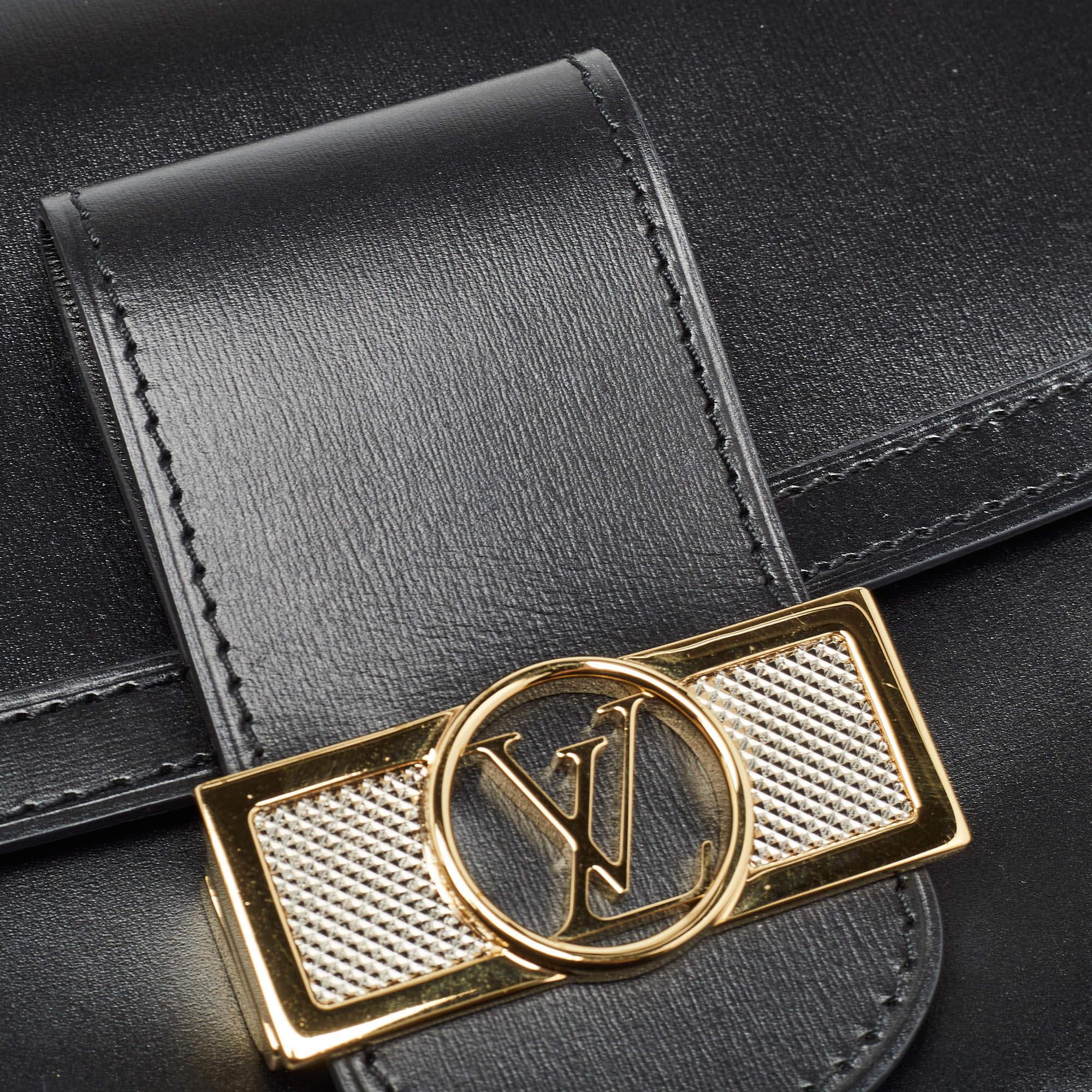  Sac Dauphine MM en cuir noir de Louis Vuitton Pour femmes 