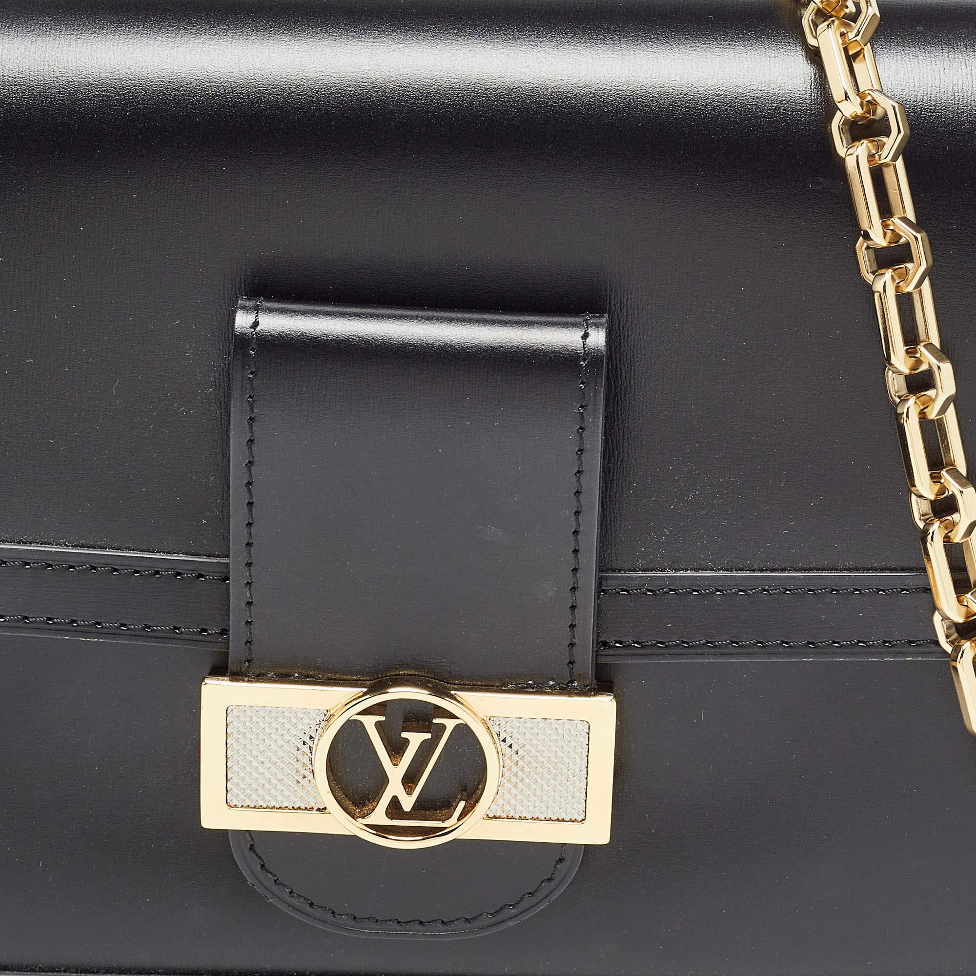 Sac Dauphine MM en cuir noir de Louis Vuitton 2