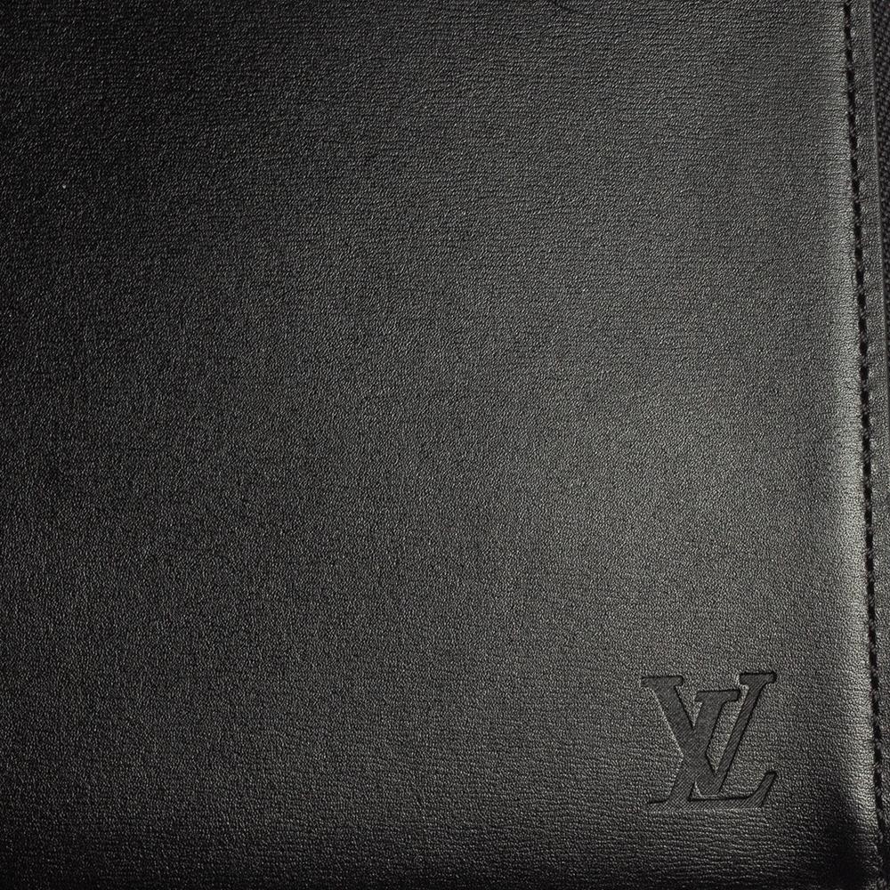 Louis Vuitton Black Leather Documents Portfolio Pochette 4