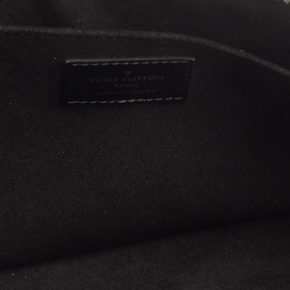 Louis Vuitton Black Leather Documents Portfolio Pochette 1