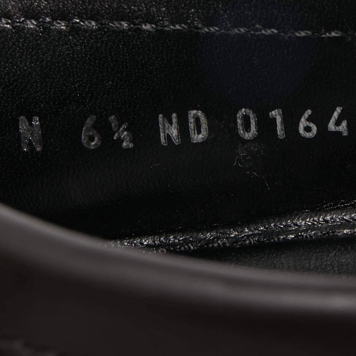 Louis Vuitton Black Leather Hockenheim Slip On Loafers Size 40.5 2
