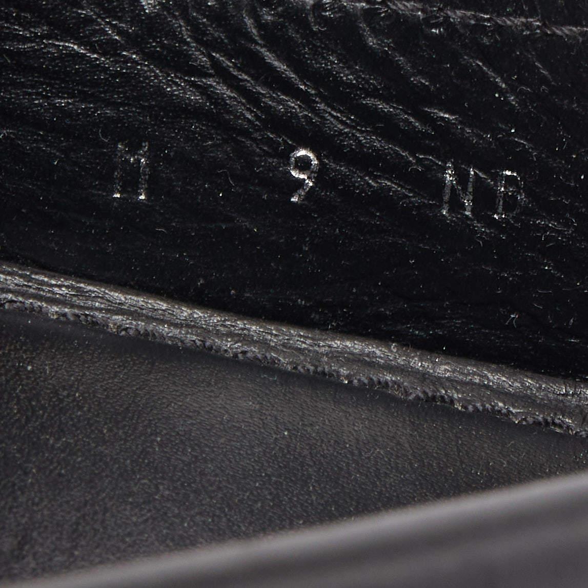 Louis Vuitton Black Leather Hockenheim Slip On Loafers Size 43 2
