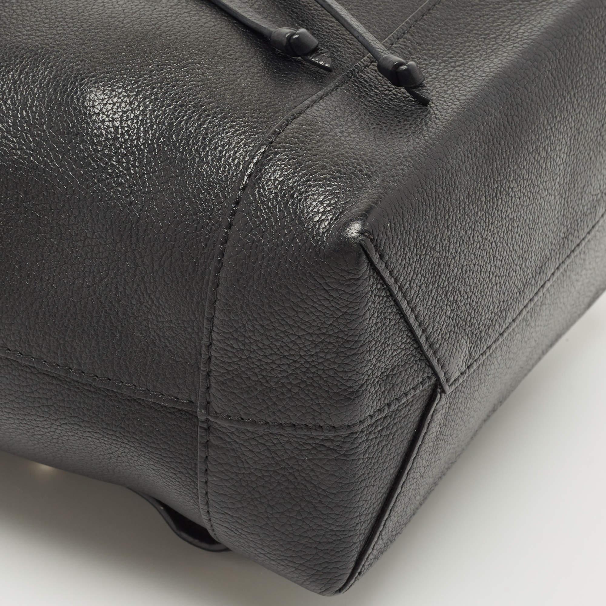 Louis Vuitton Black Leather Lockme Backpack 7