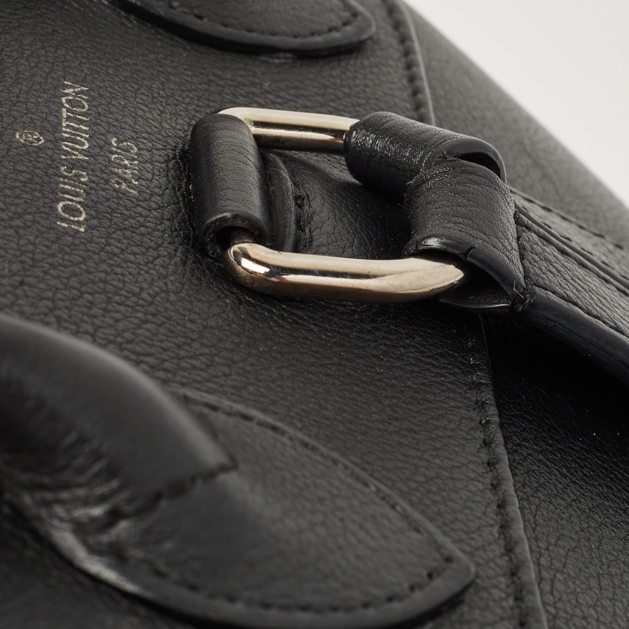 Louis Vuitton Black Leather Lockme Backpack 8