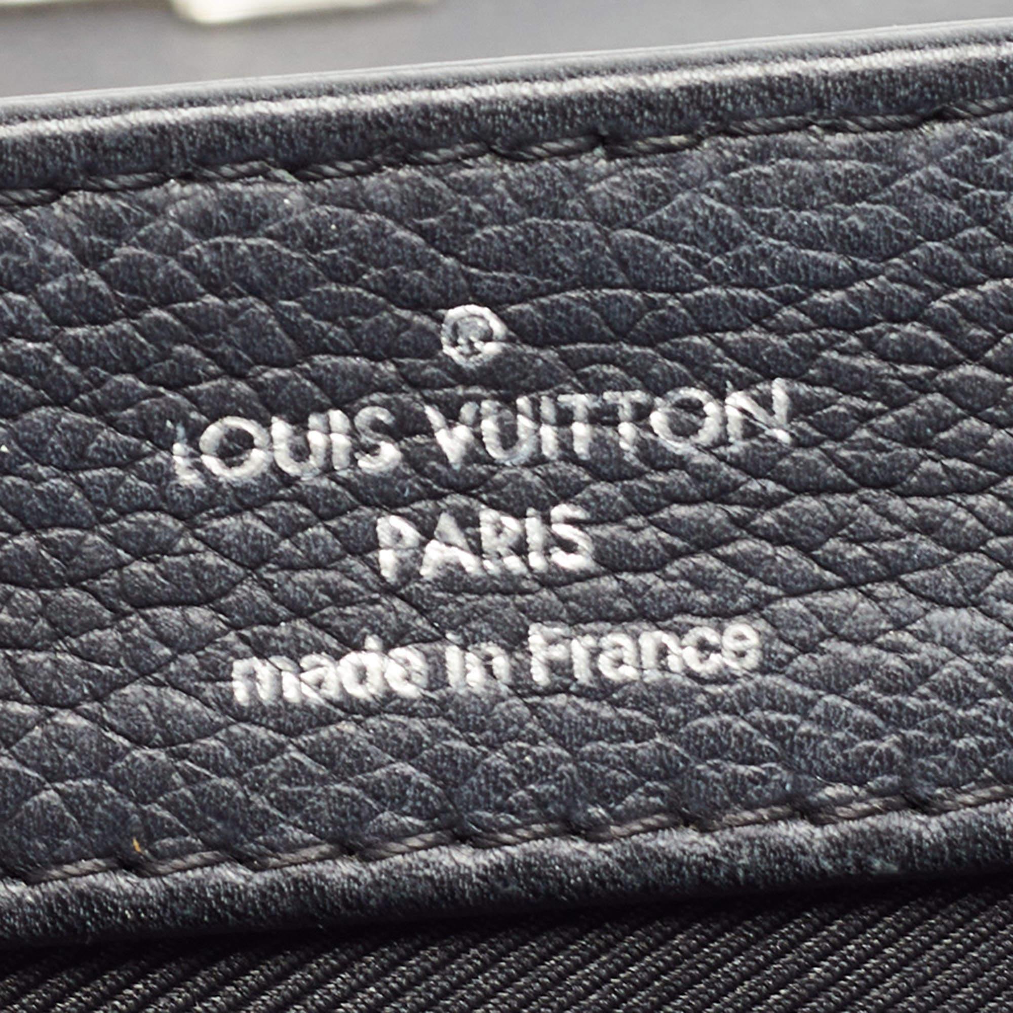 Louis Vuitton Black Leather Lockme II Bag 7