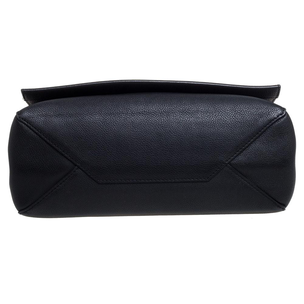 Louis Vuitton Black Leather Lockme II Bag 1