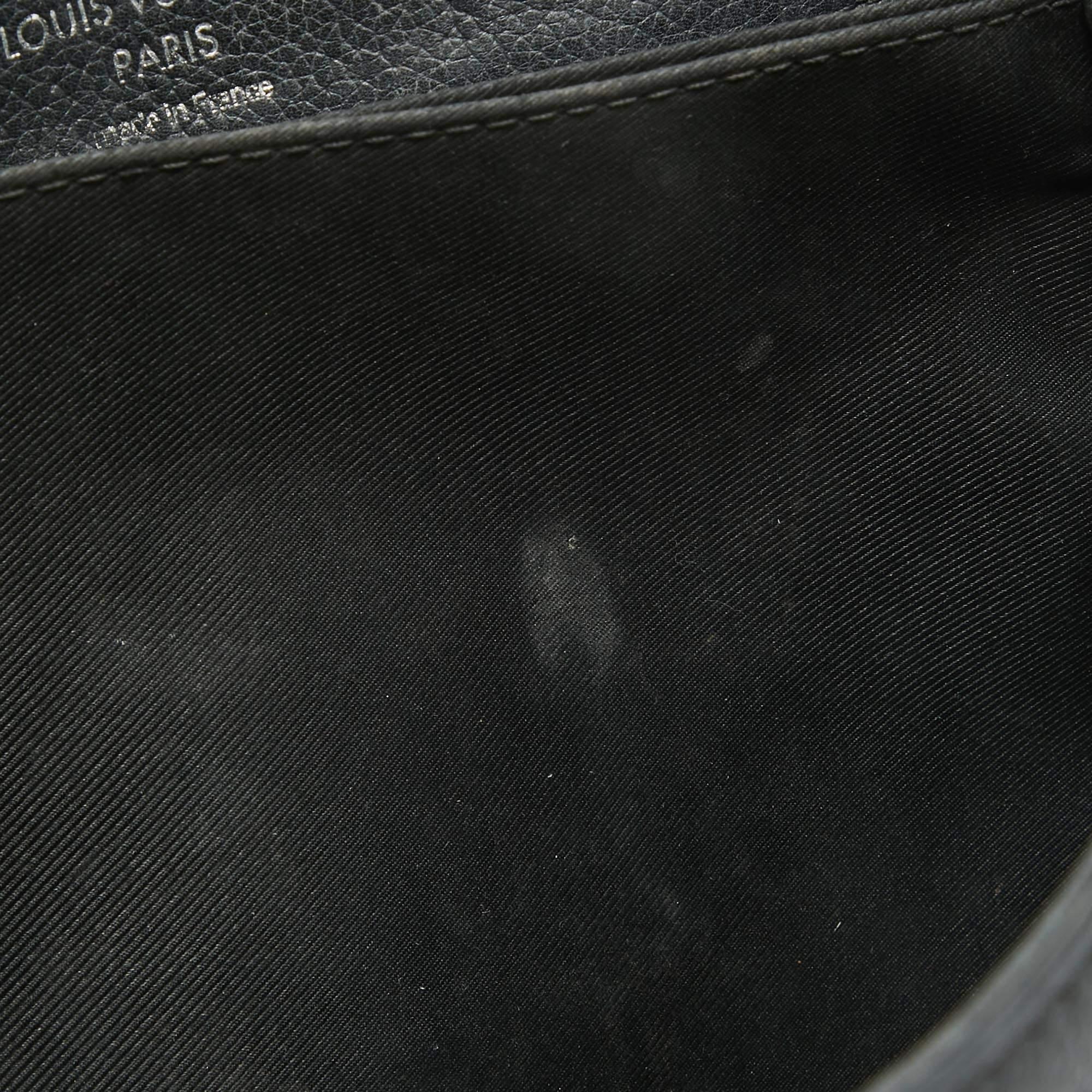 Louis Vuitton Black Leather Lockme II Bag 1