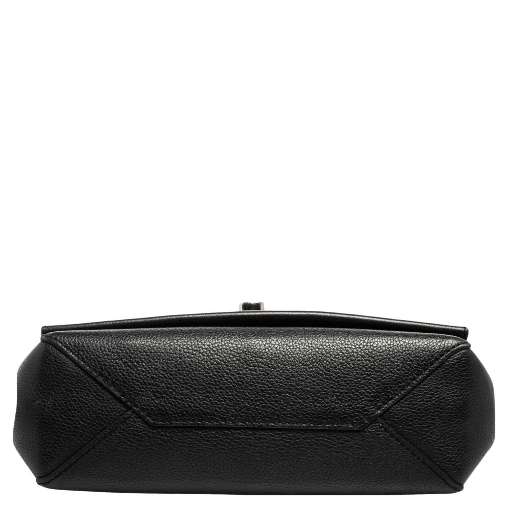 Louis Vuitton Black Leather Lockme II BB Bag 6