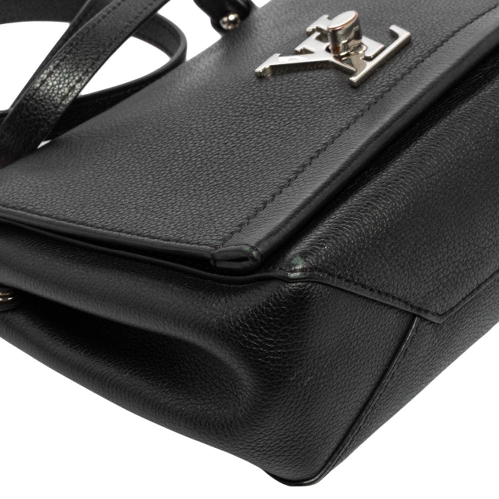 Louis Vuitton Black Leather Lockme II BB Bag 7