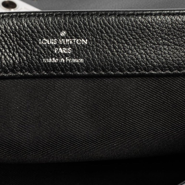 Louis Vuitton Flap Lockme II BB Black in Leather with Silver-tone - CN