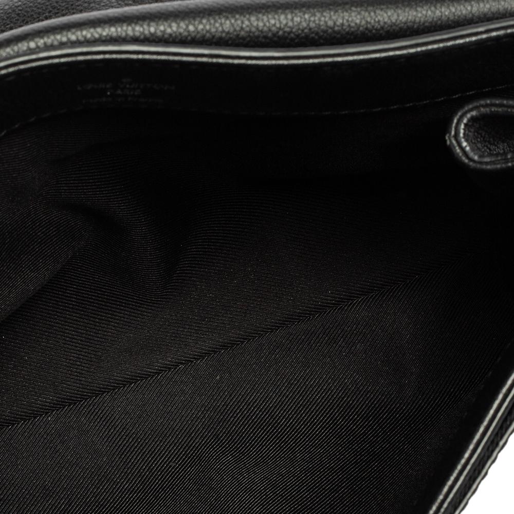 Louis Vuitton Black Leather Lockme II BB Bag 1