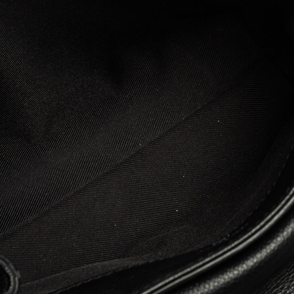 Louis Vuitton Black Leather Lockme II BB Bag 2