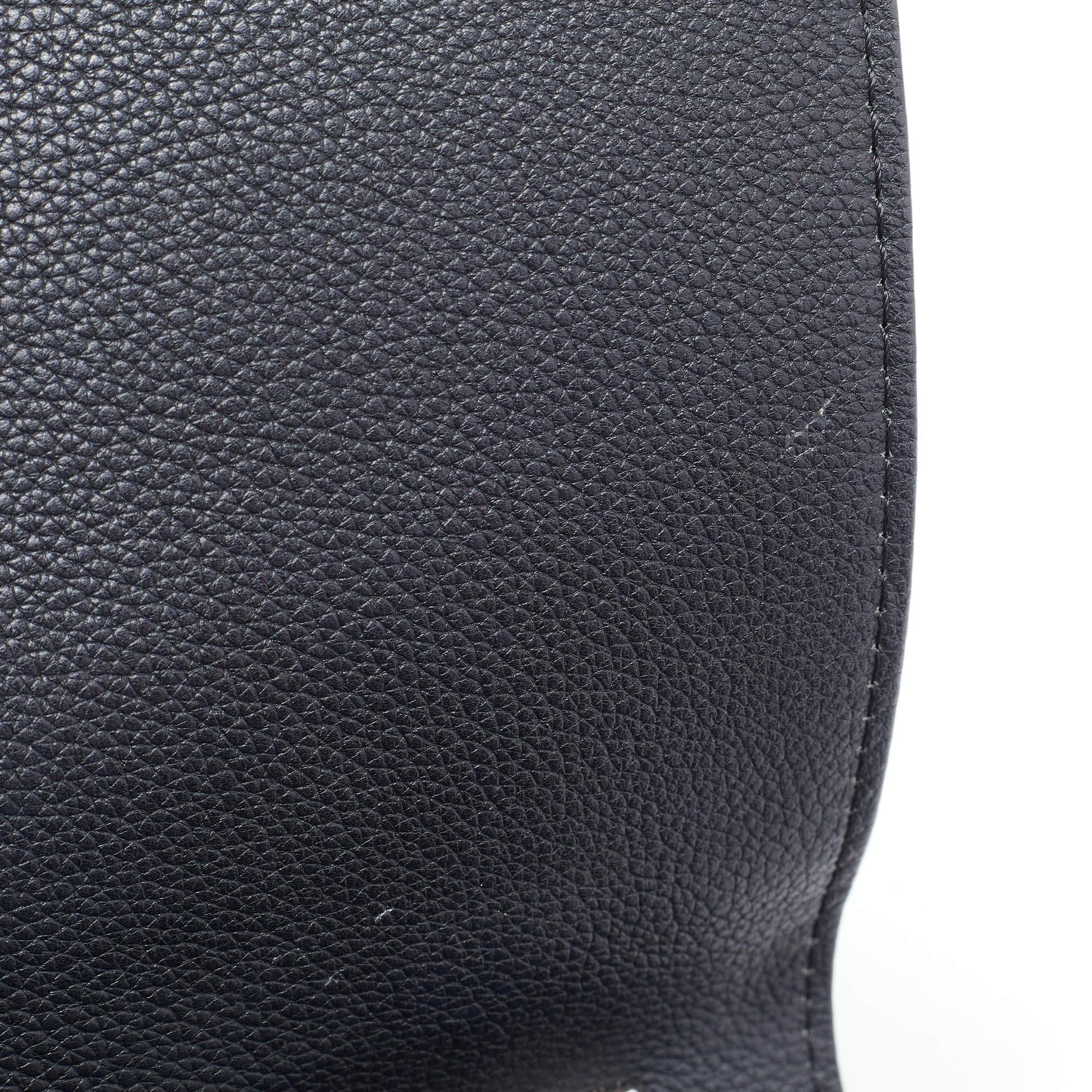 Louis Vuitton Black Leather Lockme II BB Bag 4
