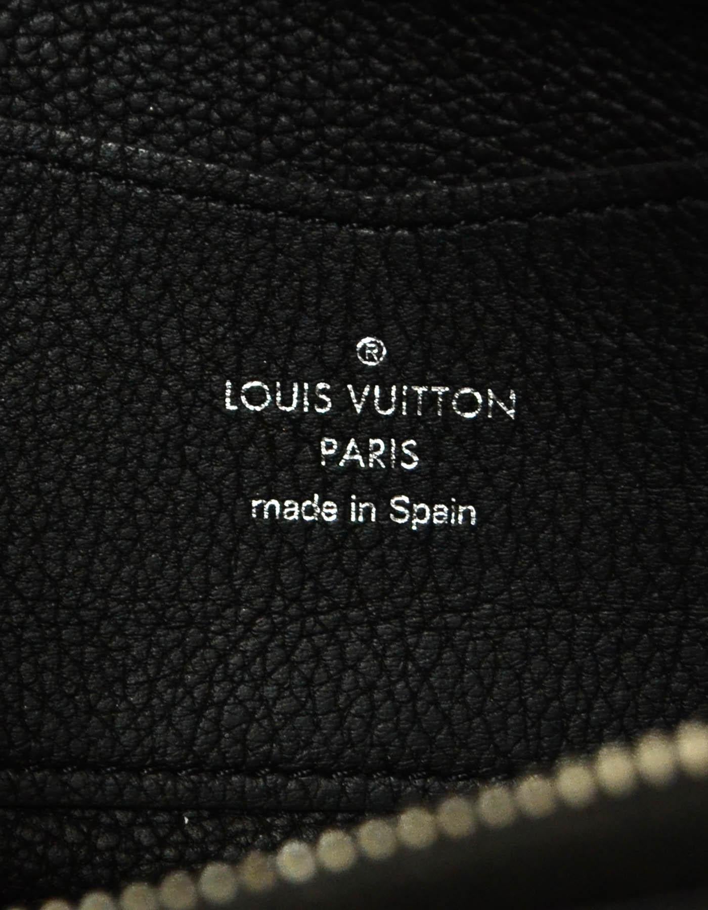 Louis Vuitton Black Leather Lockme Zippy Wallet rt. $1, 200 1
