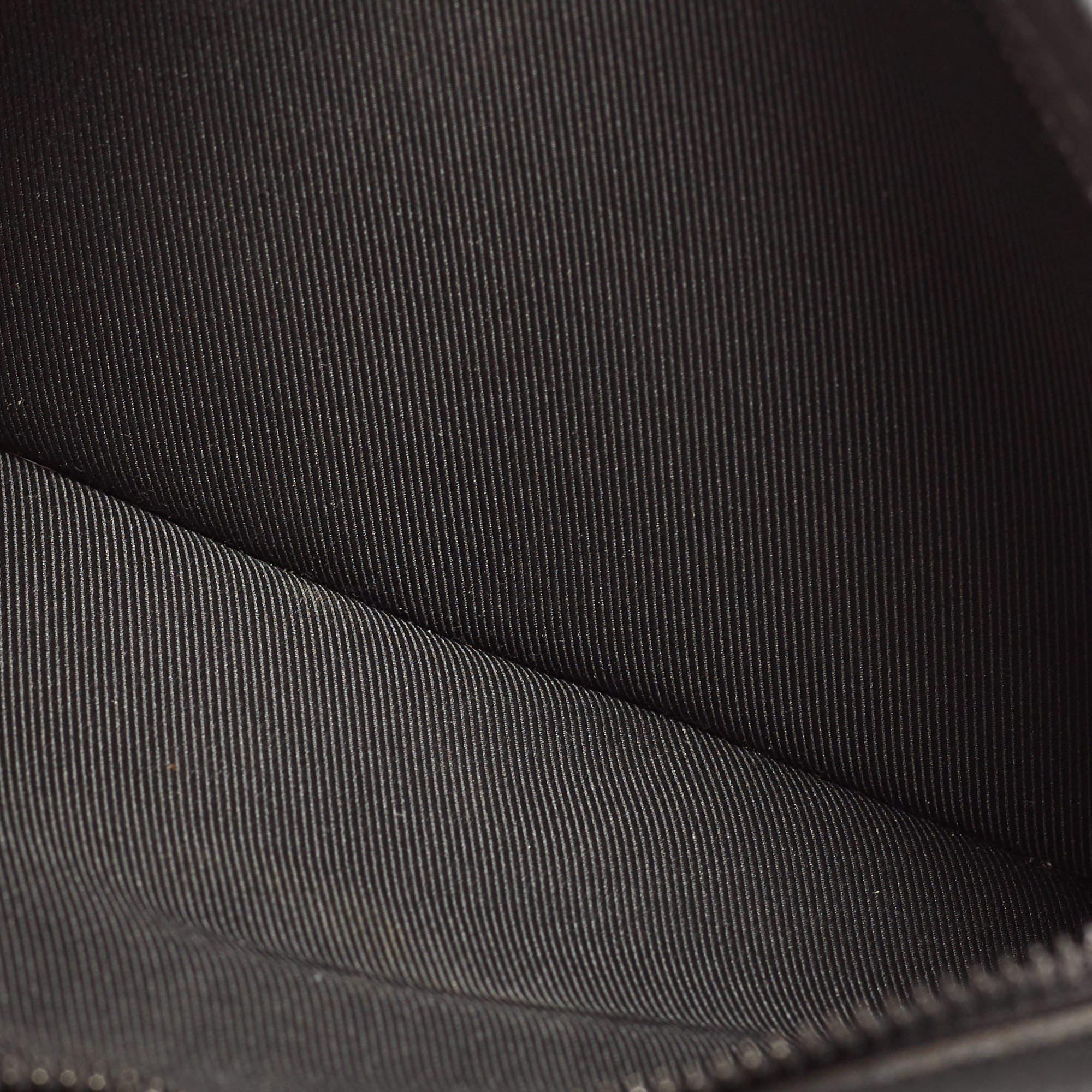 Louis Vuitton Black Leather LV Aerogram Slingbag 6