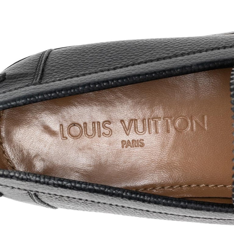 Mocassins en cuir Louis Vuitton X NBA Noir taille 8.5 US en Cuir - 20455572