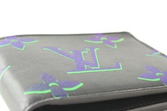 Louis Vuitton Black Leather Monogram Spotlight Multiple Wallet Men's 3LV517S