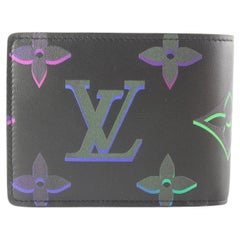 Louis Vuitton Portafoglio Multiplo in Pelle Nera Monogram Spotlight Uomo 3LV517S