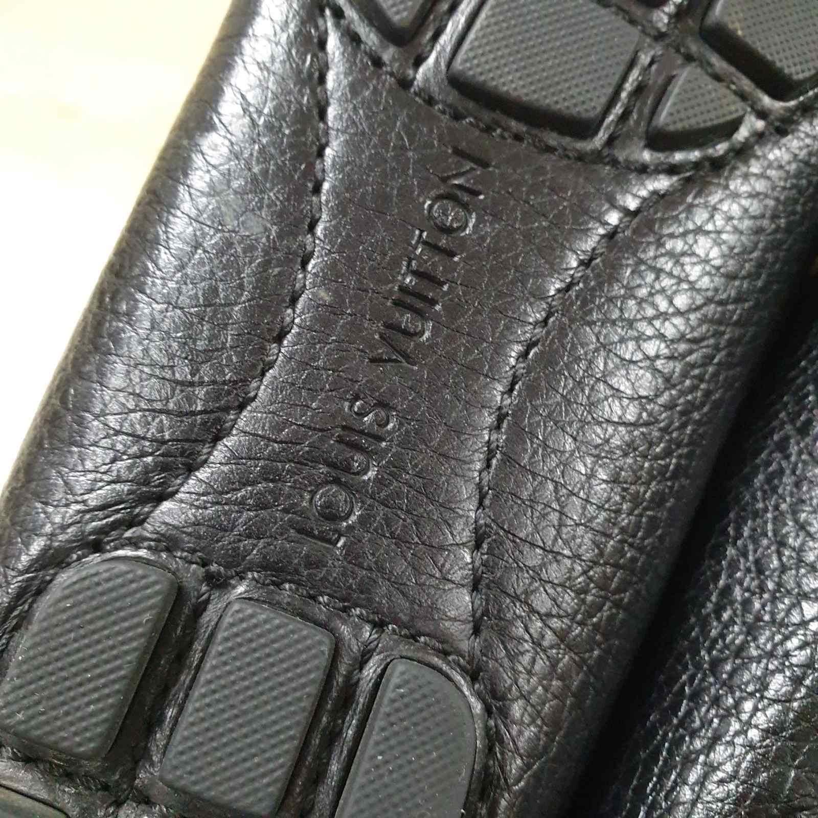 Women's Louis Vuitton  Black Leather Monte Carlo Loafers