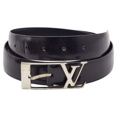 Louis Vuitton Cintura Neogram in pelle nera 90cm
