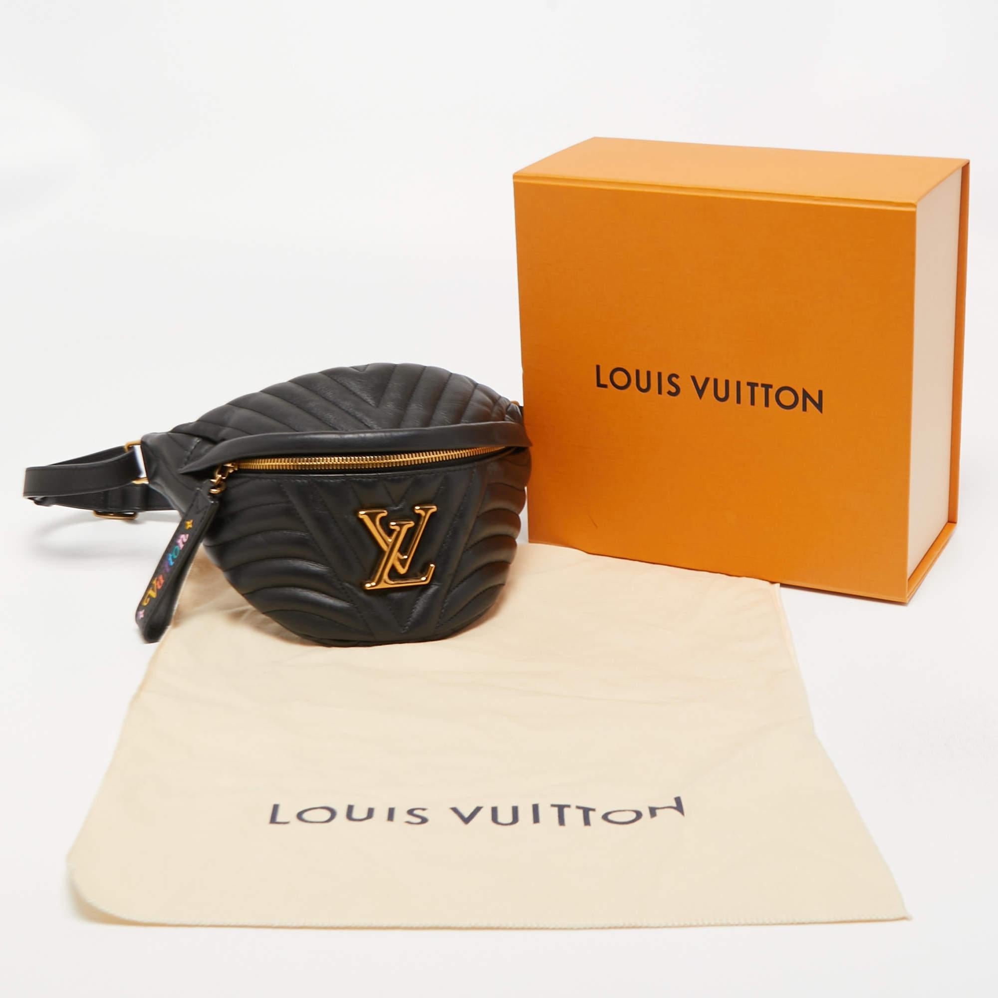 Louis Vuitton Black Leather New Wave Belt Bag 7