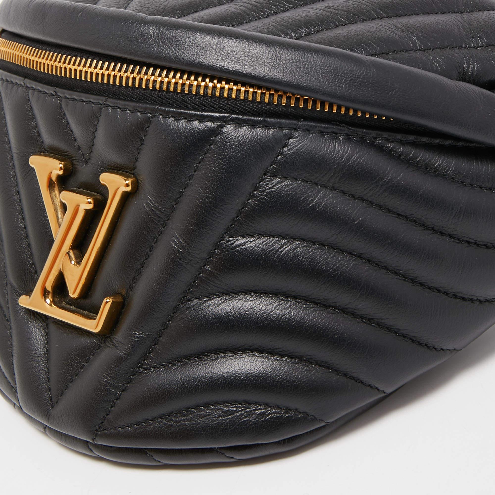 Louis Vuitton Black Leather New Wave Belt Bag 2