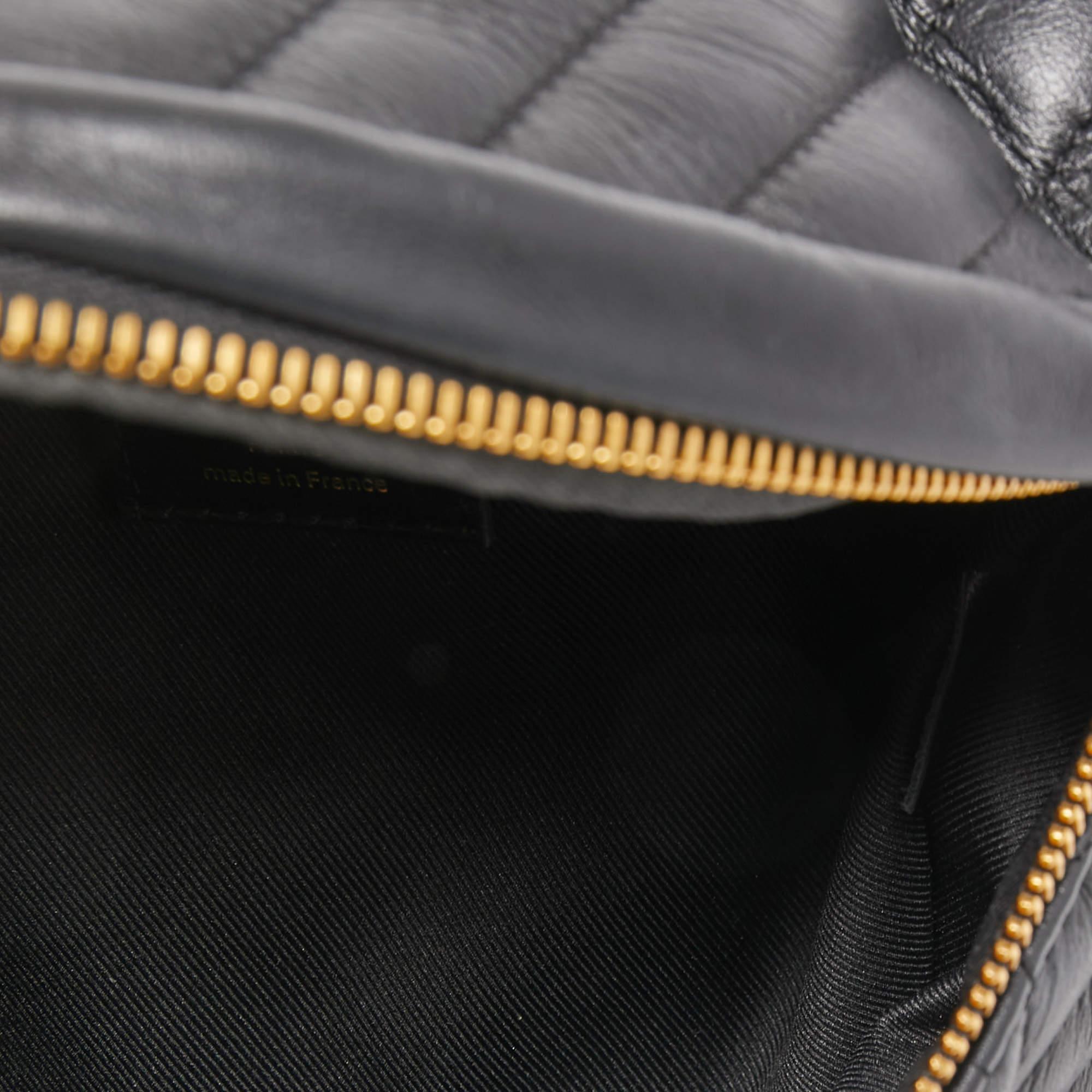 Louis Vuitton Black Leather New Wave Belt Bag 4