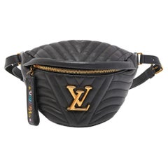Louis Vuitton Black Leather New Wave Belt Bag
