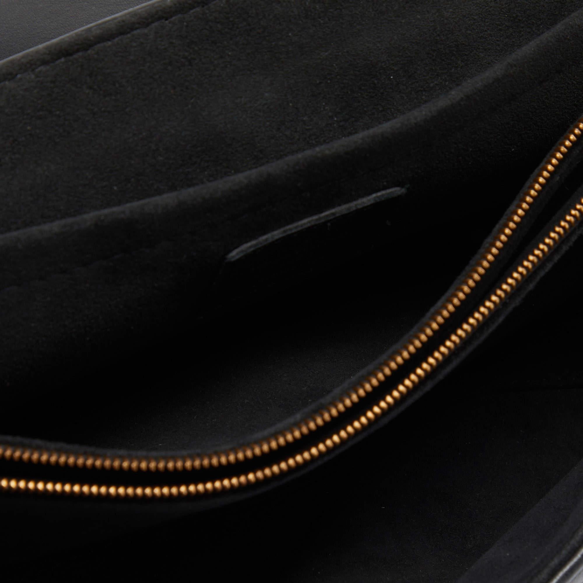 Louis Vuitton Black Leather New Wave Chain Bag 2