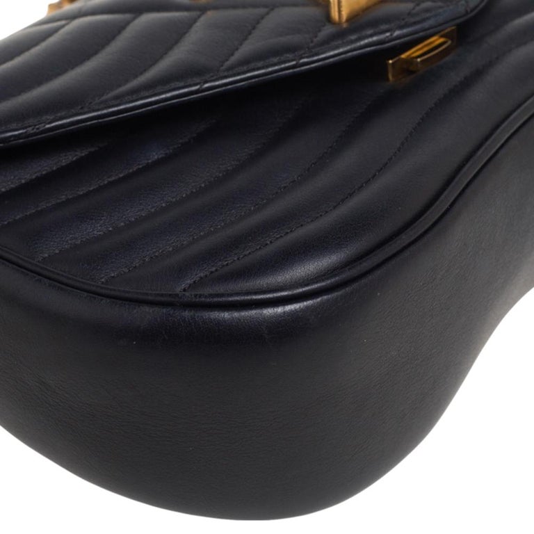 Louis Vuitton M20687 New Wave Chain Bag PM, Black, One Size
