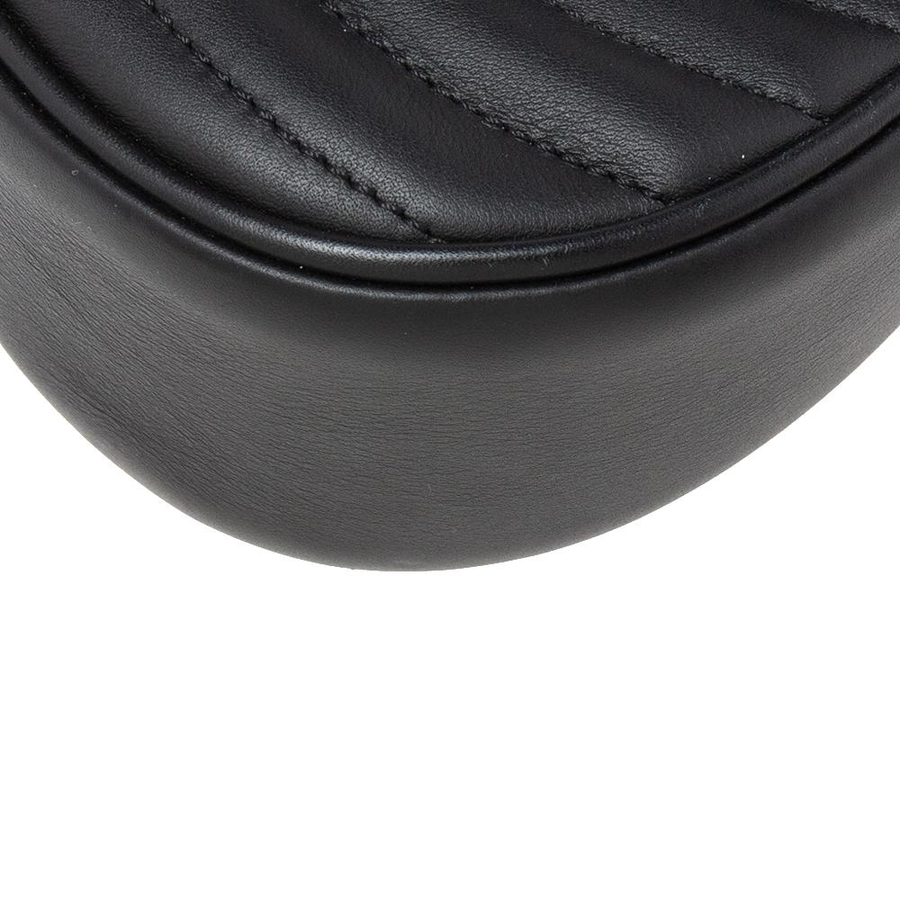 Louis Vuitton Black Leather New Wave Chain PM Bag 10