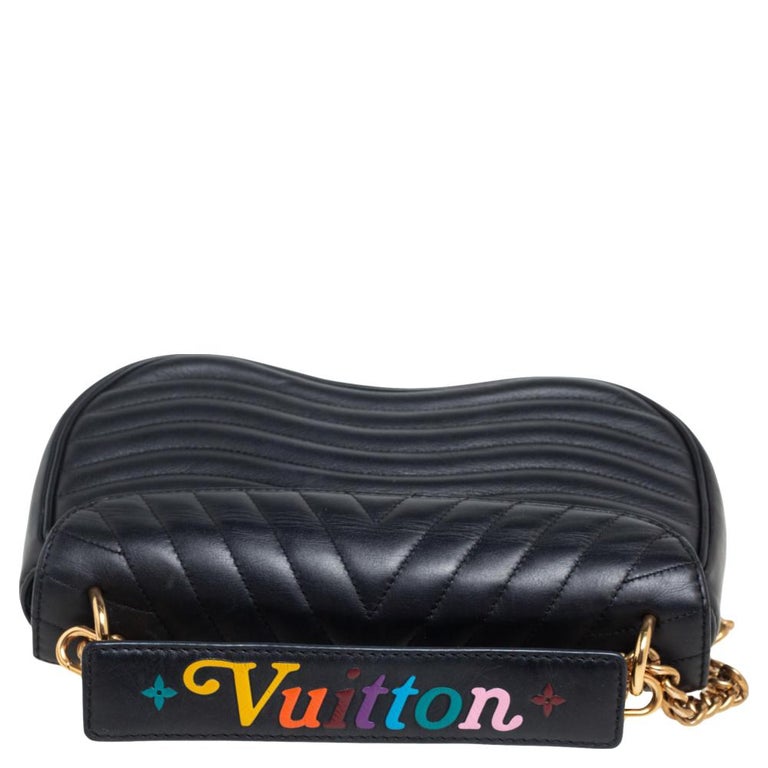Louis Vuitton M20687 New Wave Chain Bag PM , Black, One Size