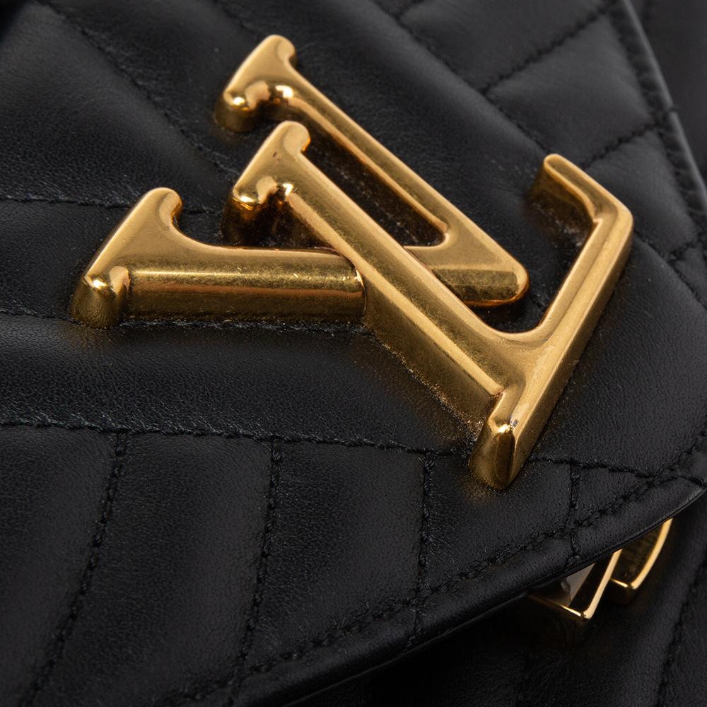 Louis Vuitton Black Leather New Wave Chain PM Bag 2